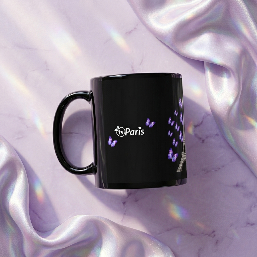 tsgabrielle® • Paris - La Tour Eiffel • Glossy Mug • Black • Ceramic • 2 Sizes - Black - View 26