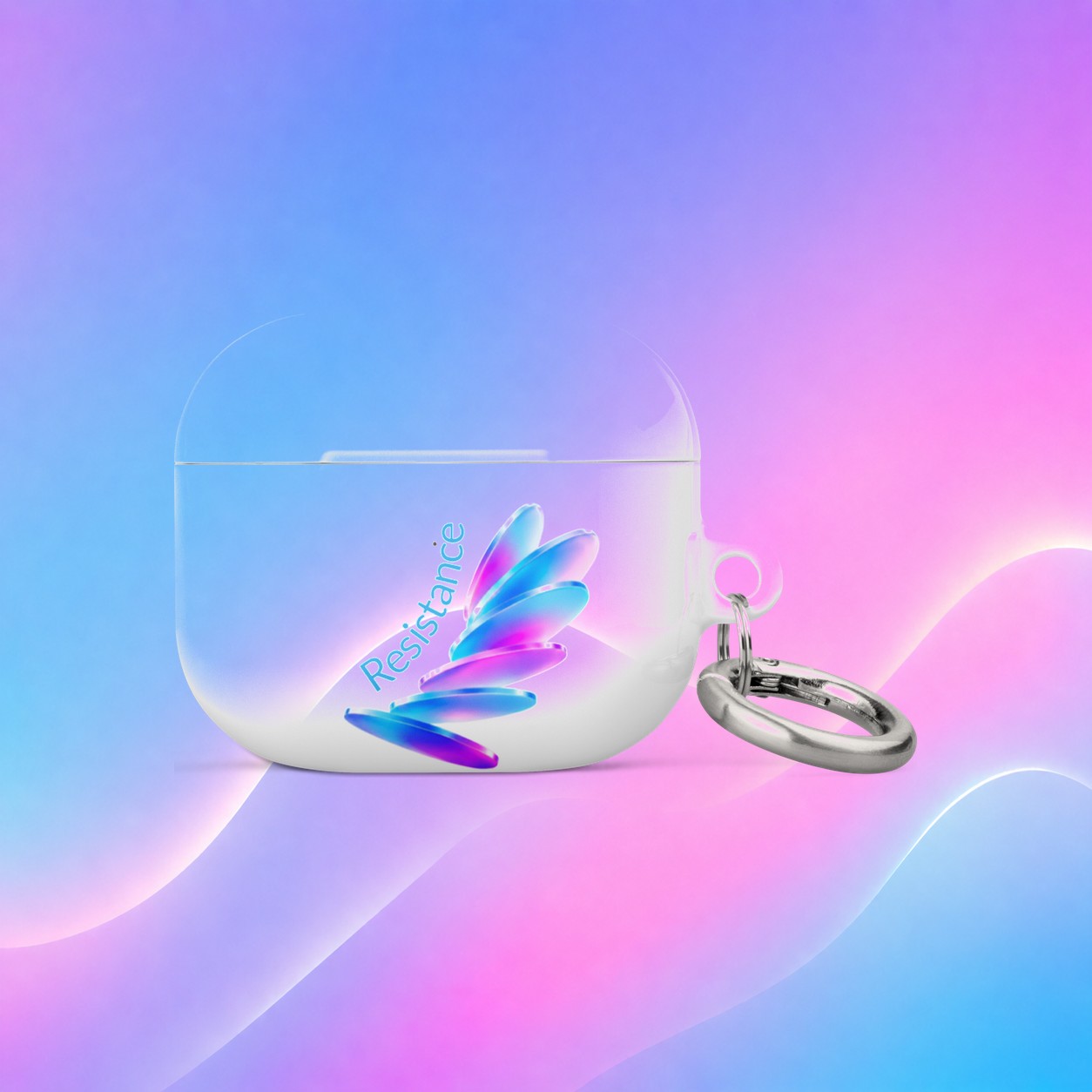 tsgabrielle® • Pride 26 • Case Compatible with AirPods® • White