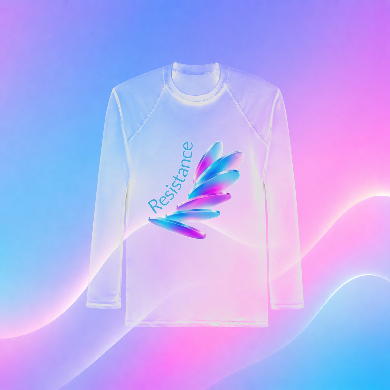 tsgabrielle® • For Him • Pride 26 • Rash Guard • White