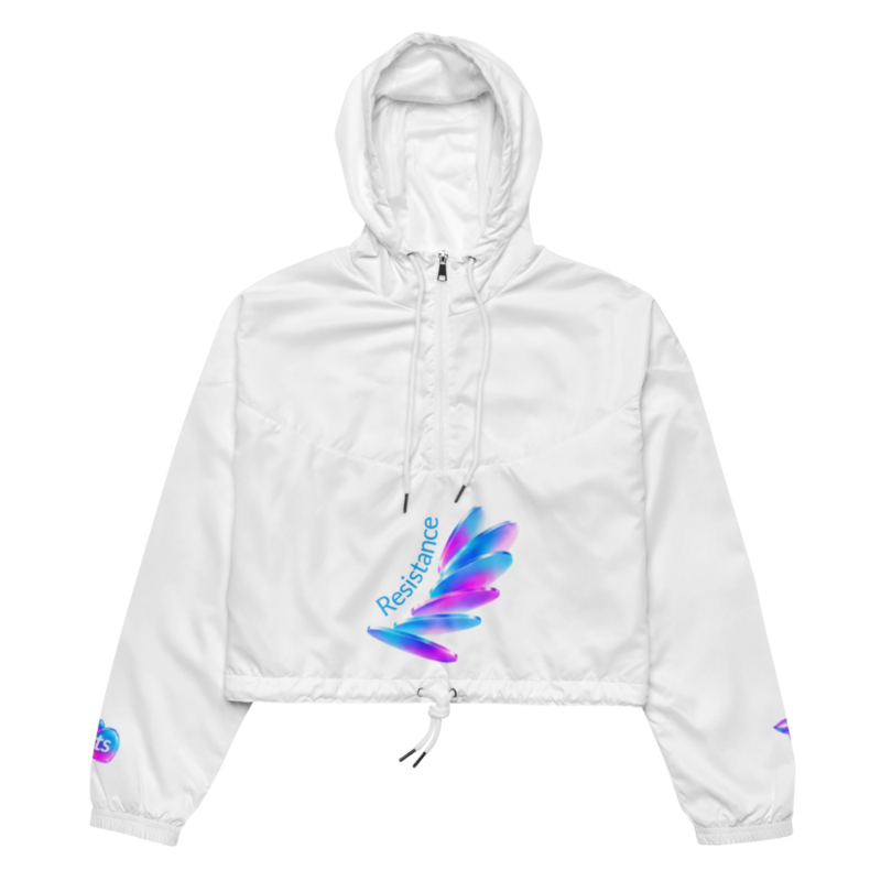 tsgabrielle® • For Her • Pride 26 • Cropped Windbreaker - White - View 6