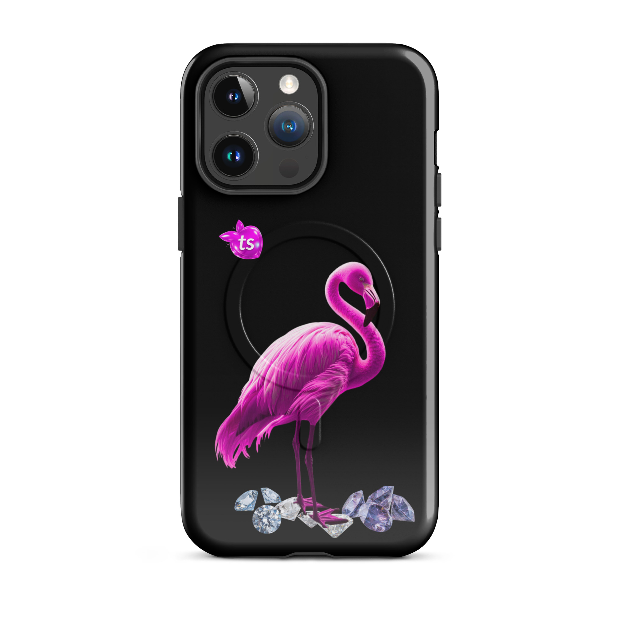 tsgabrielle® • Flamant Rose • Tough Case Compatible with iPhone® • MagSafe® • Latest Models