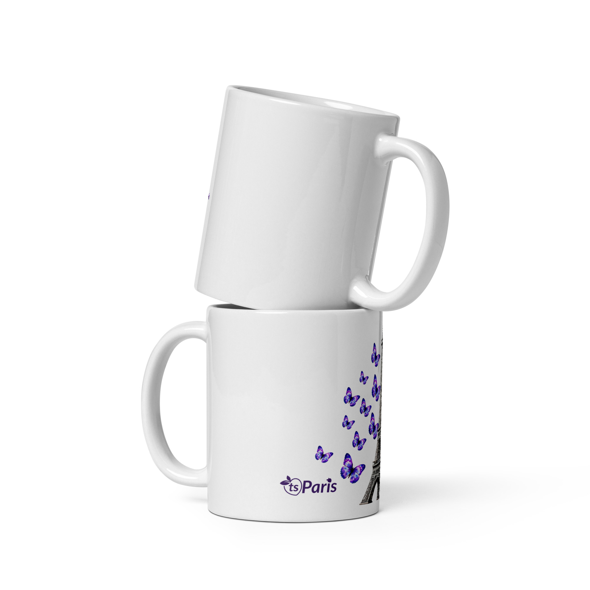 tsgabrielle® • Paris - La Tour Eiffel • Glossy Mug • White • Ceramic • 11 oz
