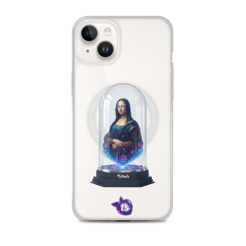 tsgabrielle® • Paris - Da Vinci • Case Compatible with iPhone® • Clear • MagSafe® • Latest Models - View 2