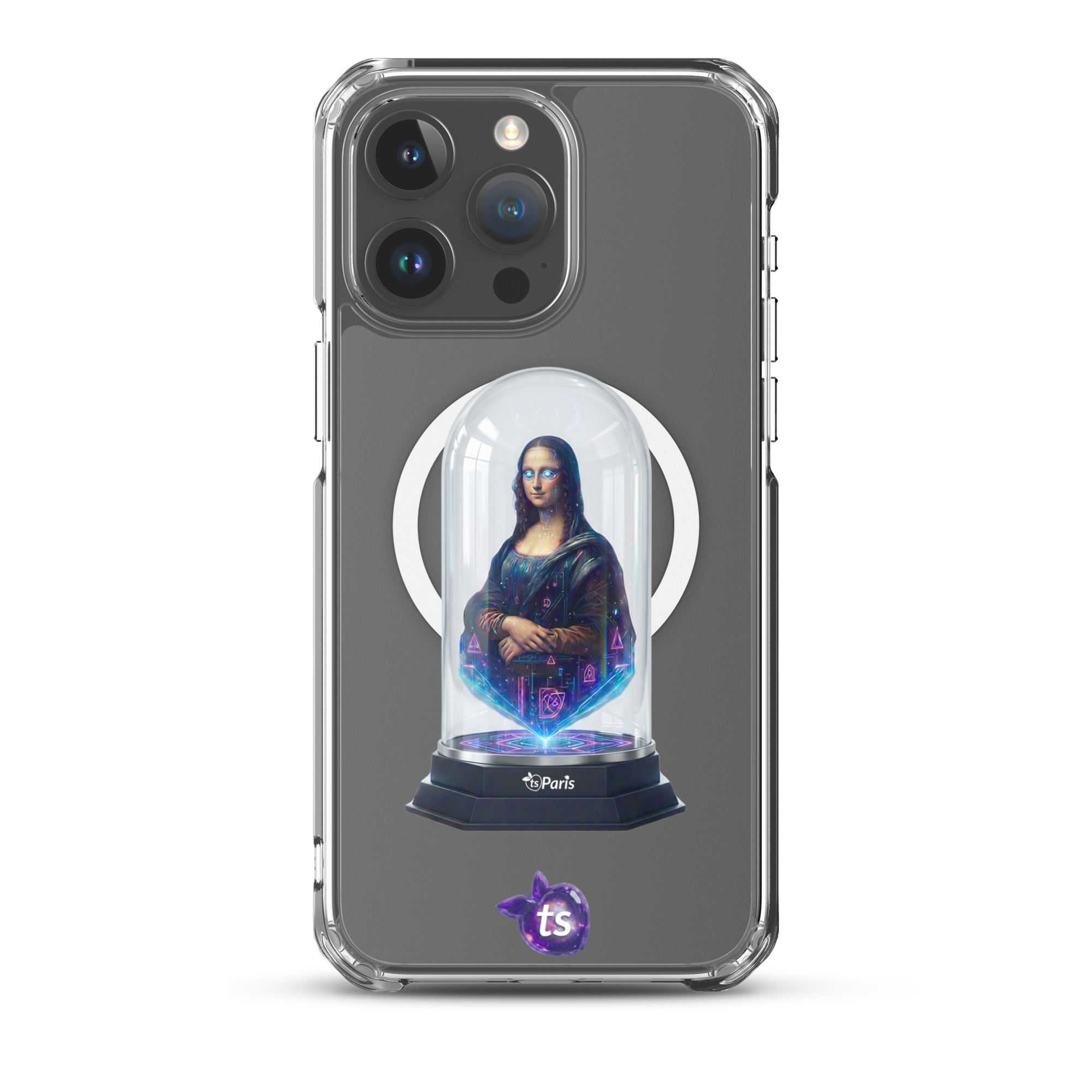 tsgabrielle® • Paris - Da Vinci • Case Compatible with iPhone® • Clear • MagSafe® • Latest Models