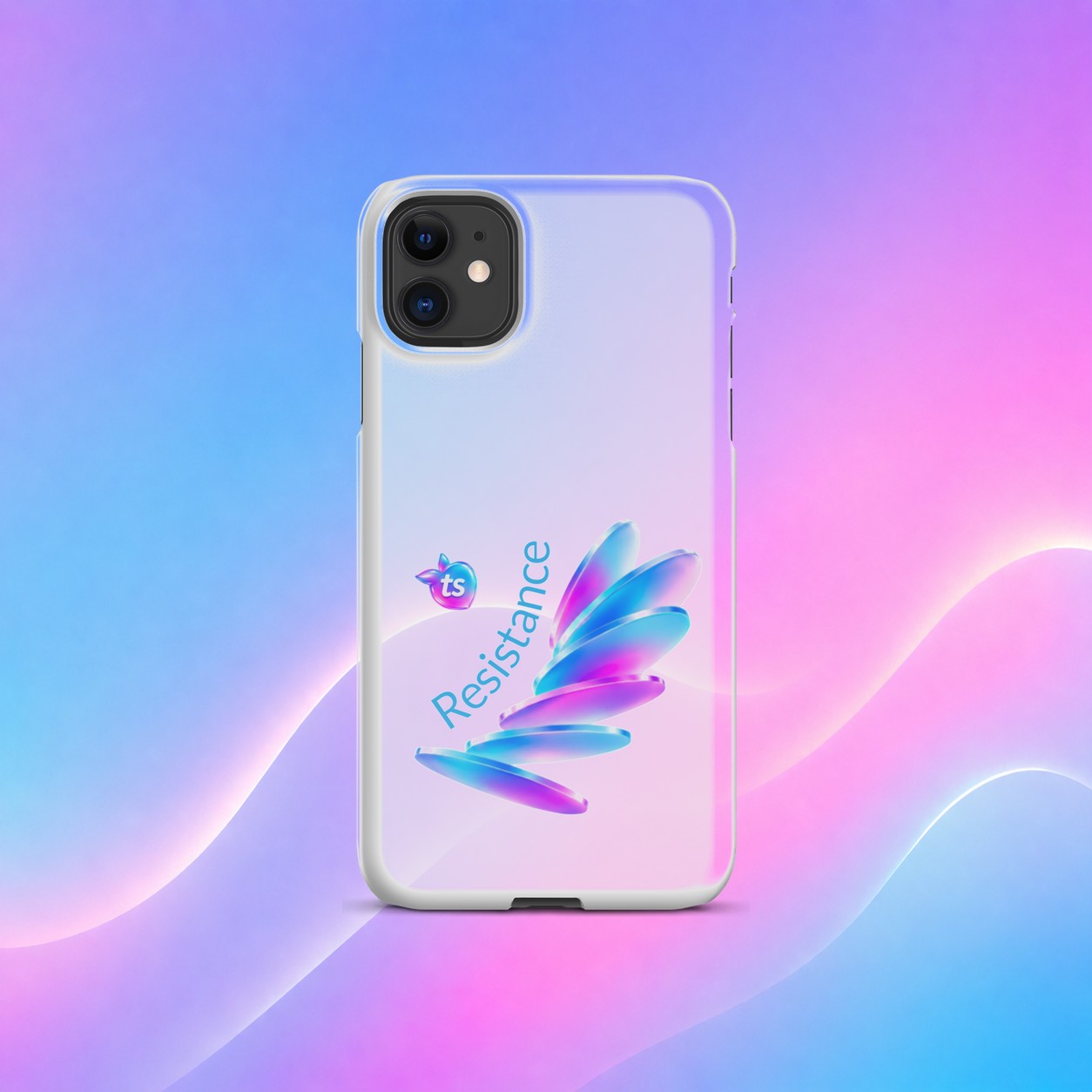 tsgabrielle® • Pride 26 - Resistance • Snap Case Compatible with iPhone® • White • Glossy • Latest Models