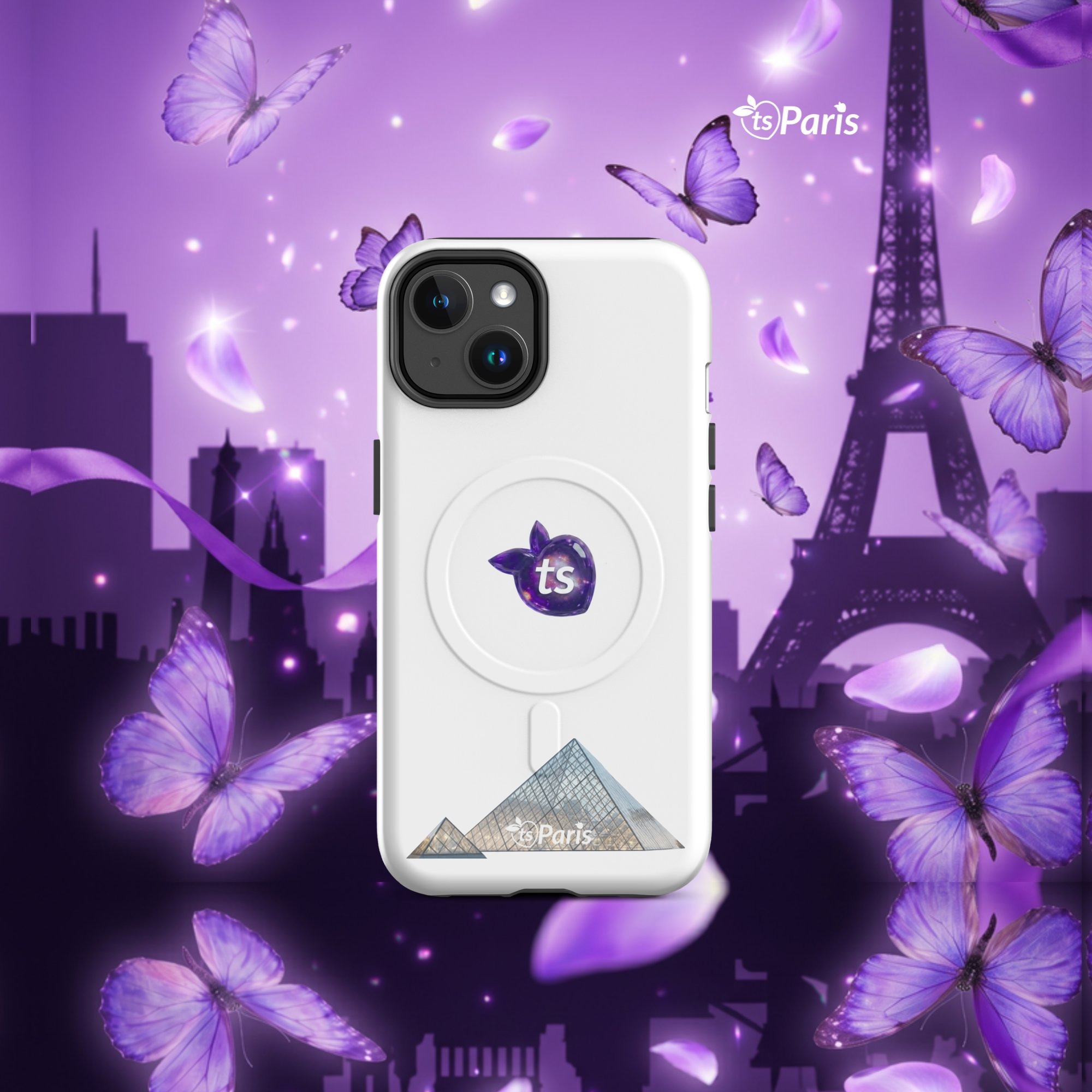 tsgabrielle® • Paris - The Louvre Pyramid • Tough Case • MagSafe® • Compatible with iPhone® • Latest Models - Glossy - View 6