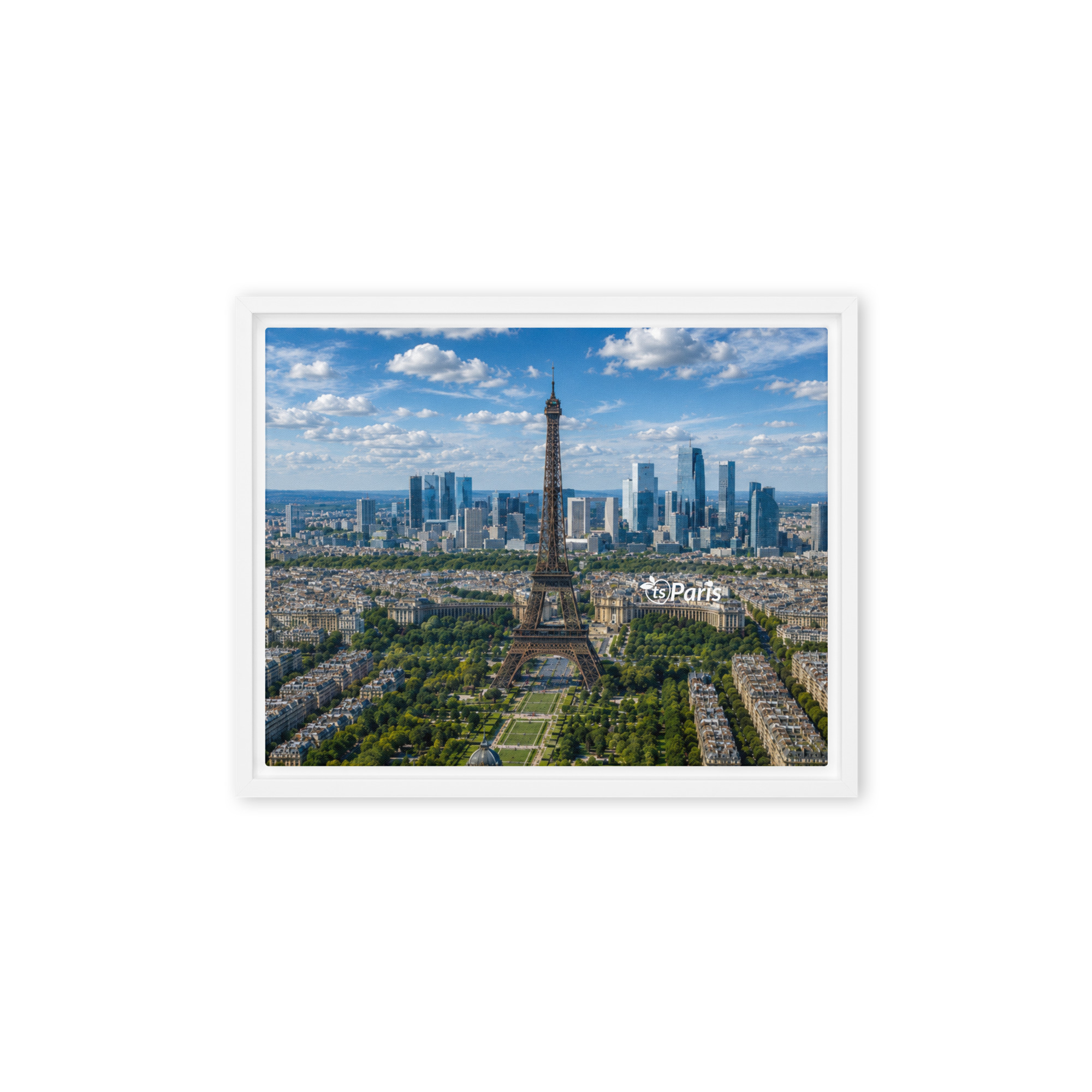 tsgabrielle® • Paris - The Eiffel Tower • Framed Canvas • 11" x 14"
