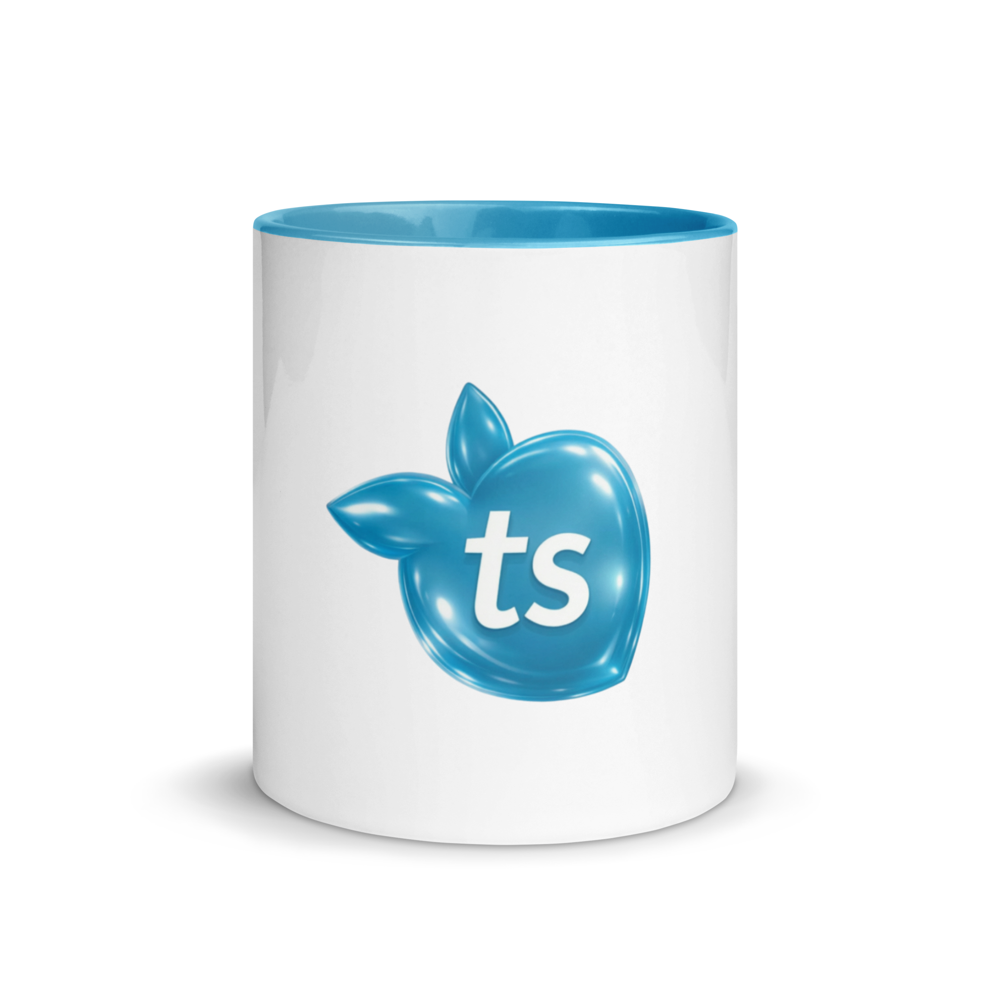 tsgabrielle® • Mug with Color Light Blue Inside • Ceramic • 2 Sizes