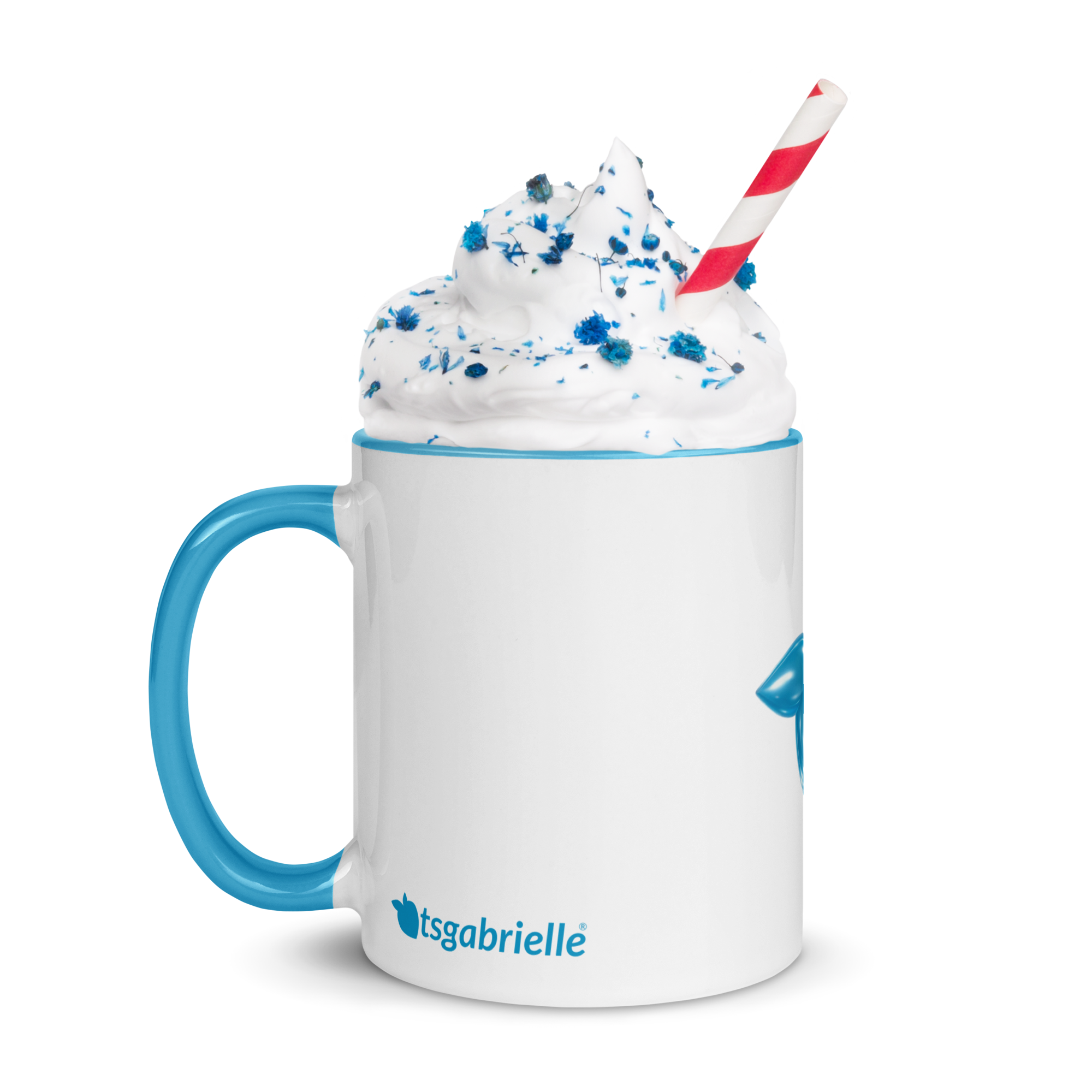 tsgabrielle® • Mug with Color Light Blue Inside • Ceramic • 2 Sizes - View 7