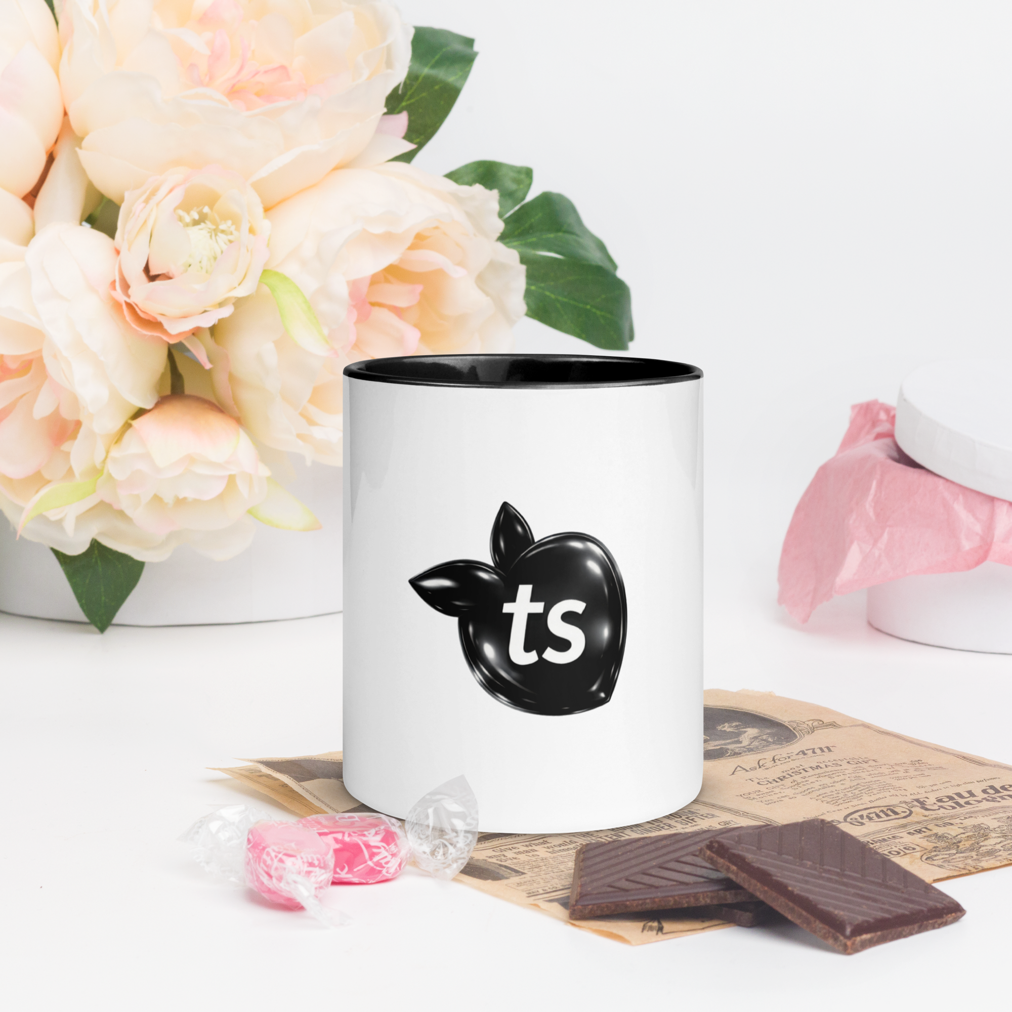 tsgabrielle® • Mug with Color Black Inside • Ceramic • 2 Sizes - View 5