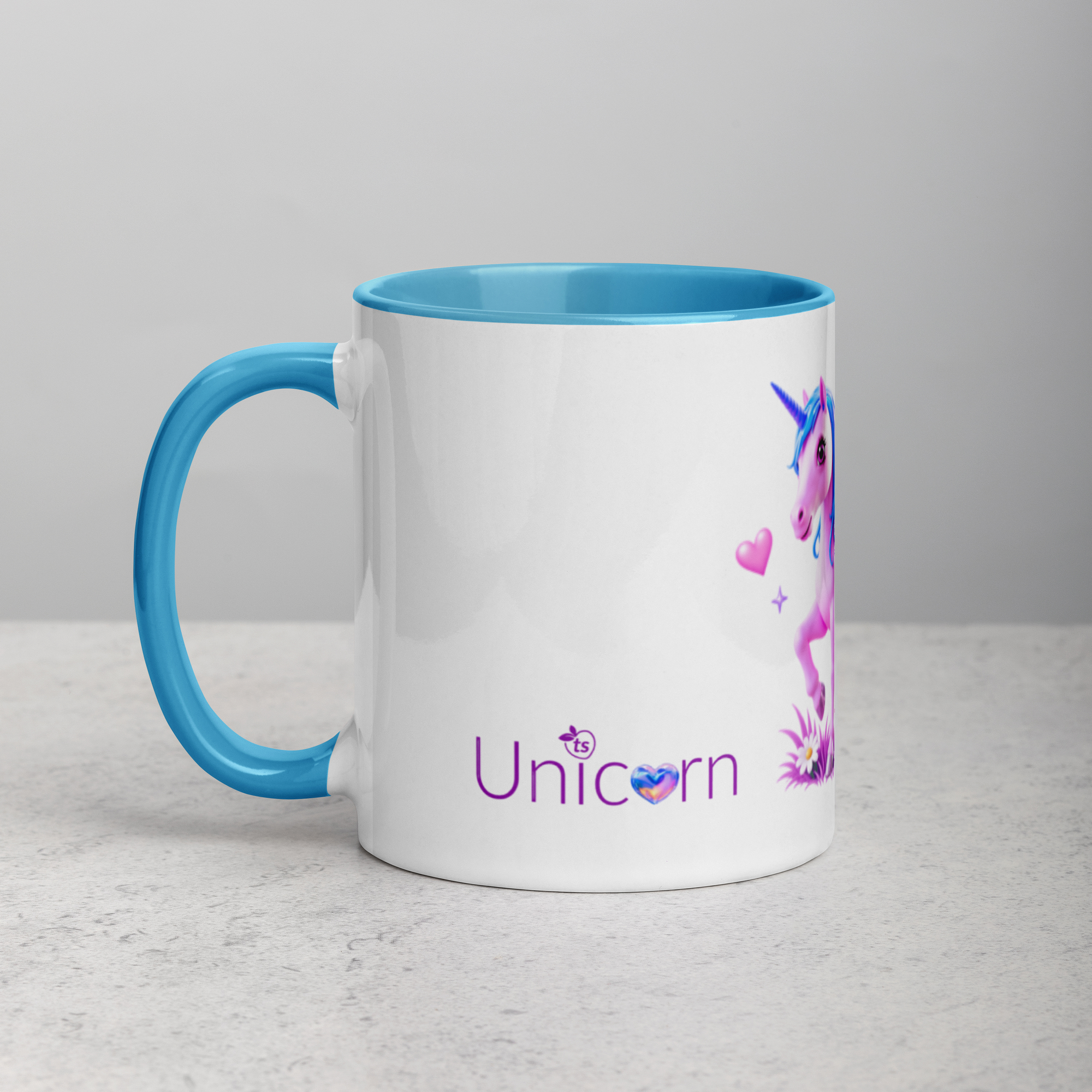 tsgabrielle® • Mug with Colour Inside • Unicorn - Seraphina • Ceramic • 2 Sizes - View 7