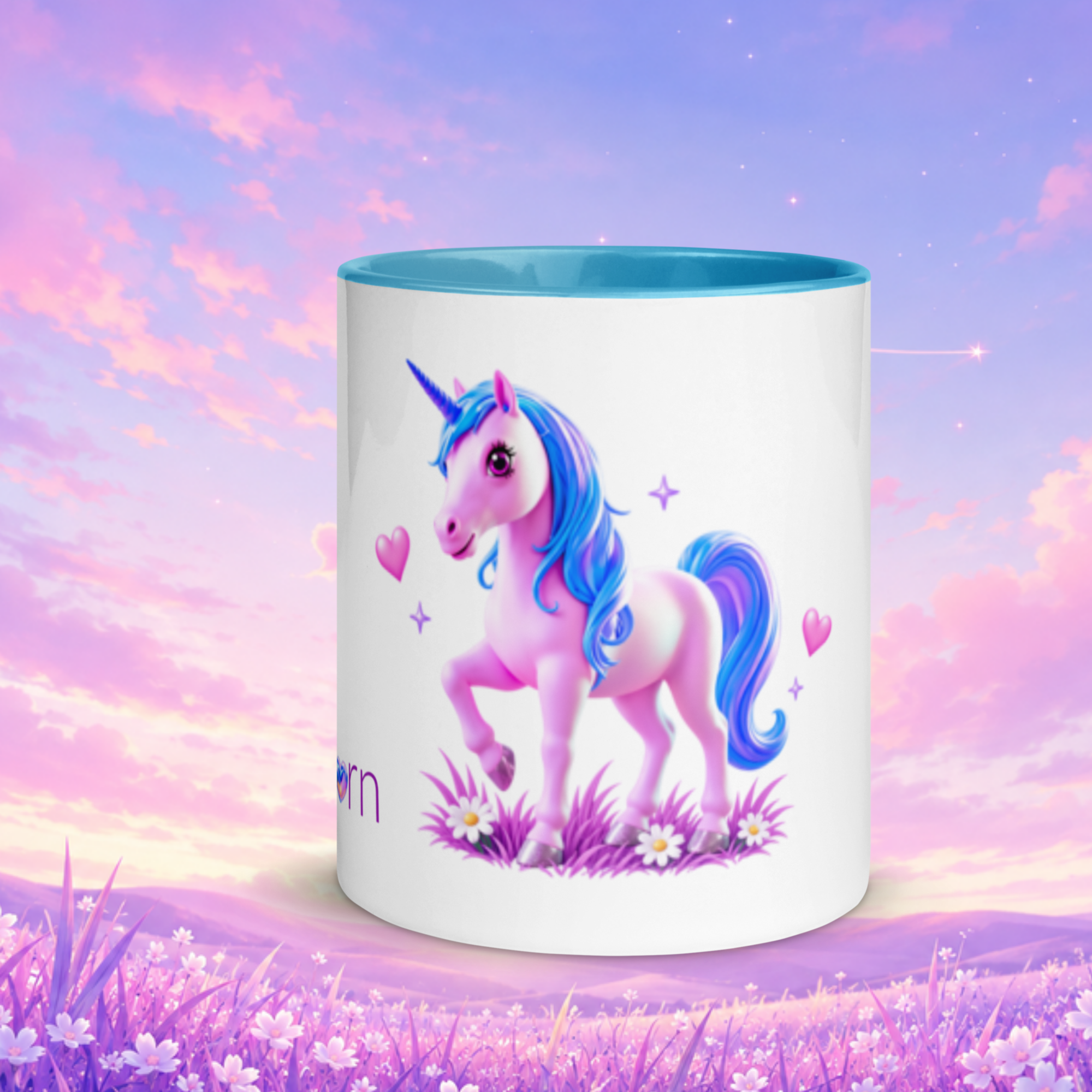 tsgabrielle® • Mug with Colour Inside • Unicorn - Seraphina • Ceramic • 2 Sizes - View 11