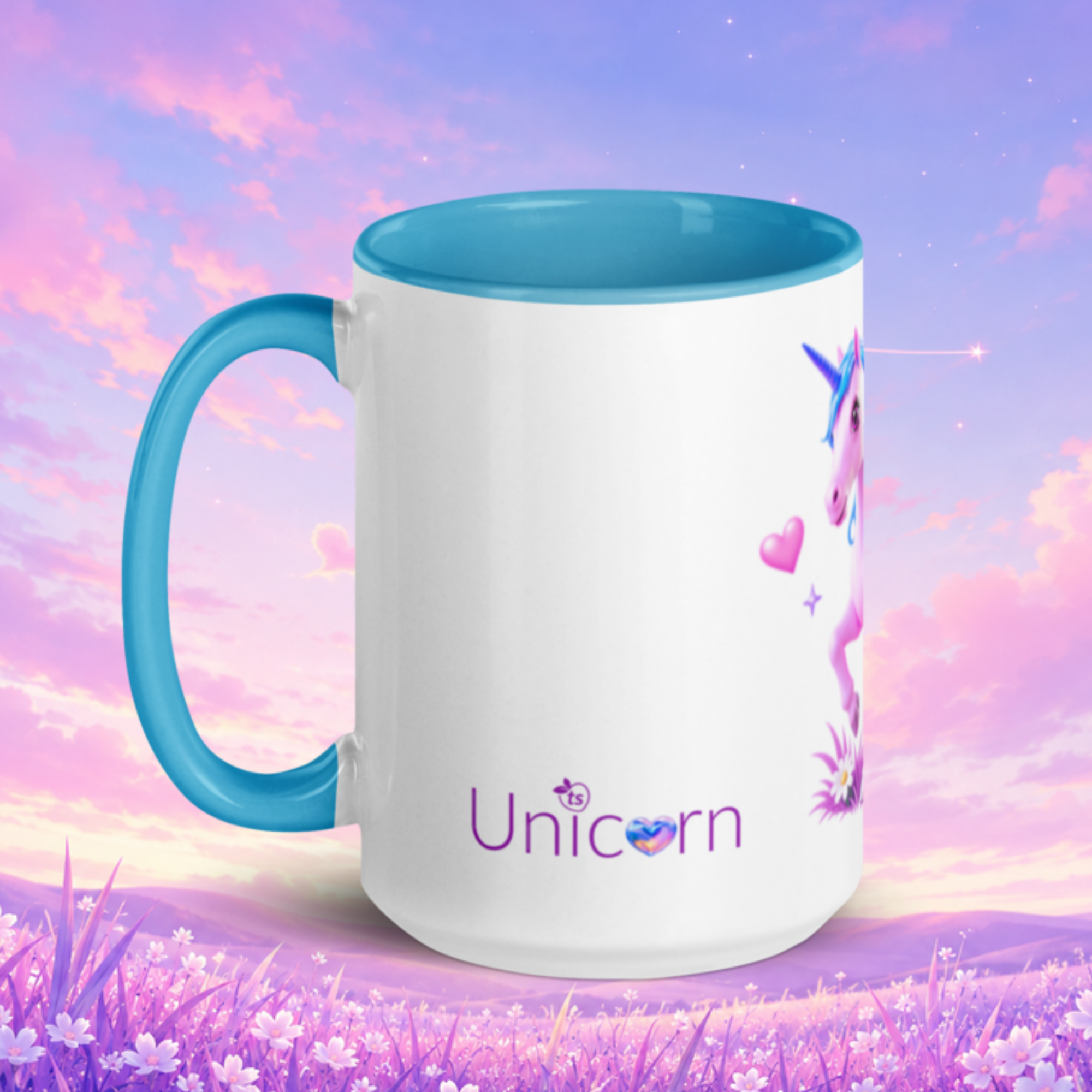 tsgabrielle® • Mug with Colour Inside • Unicorn - Seraphina • Ceramic • 2 Sizes - View 14